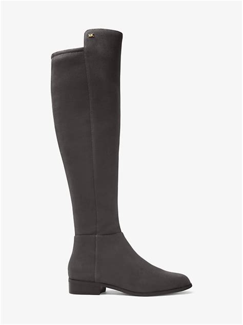 michael kors bromley stretch suede boot|michael kors bromley wedge boot.